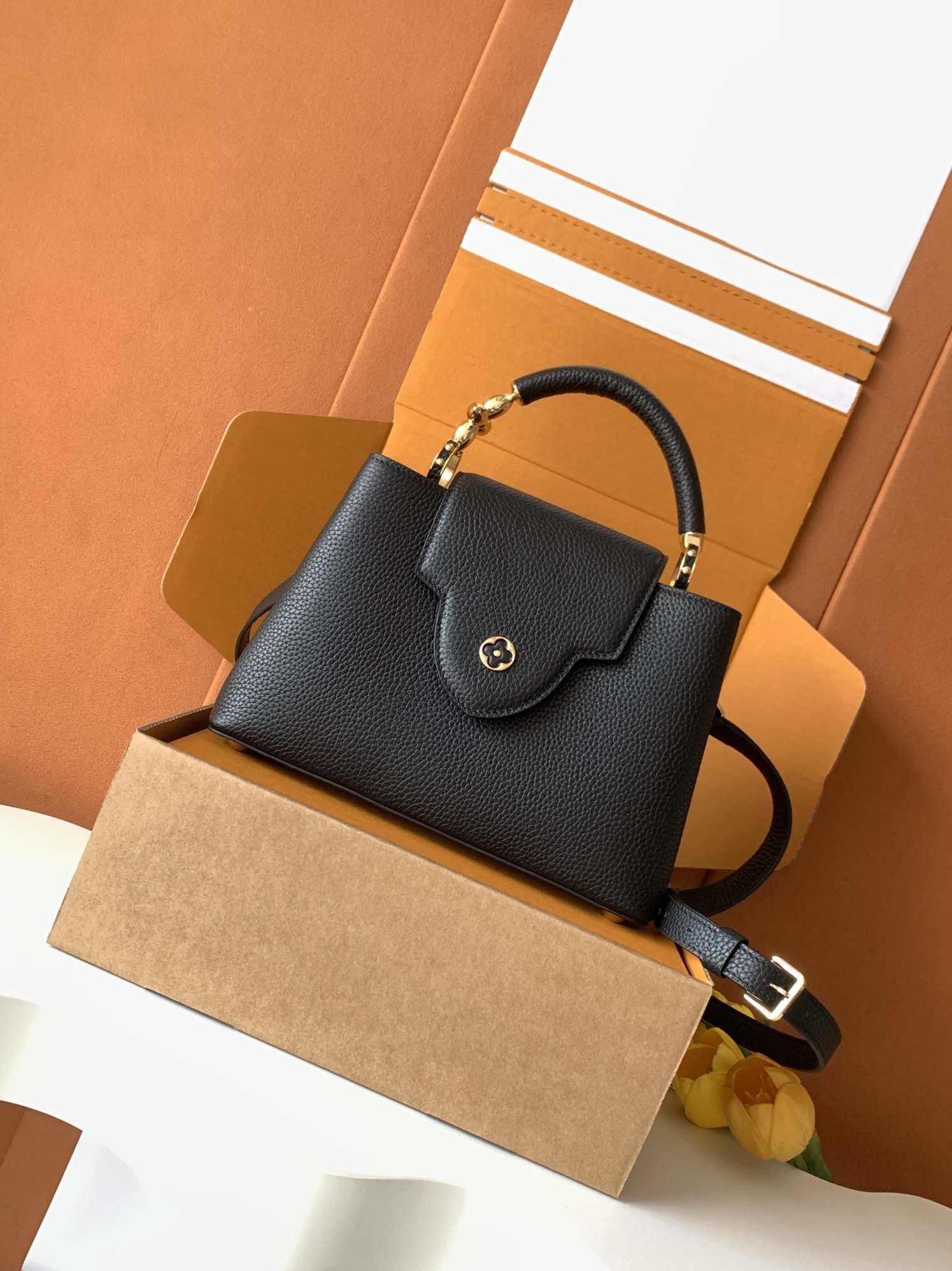 Louis Vuitton Capucines-Style Top-Handle Bag — M24698