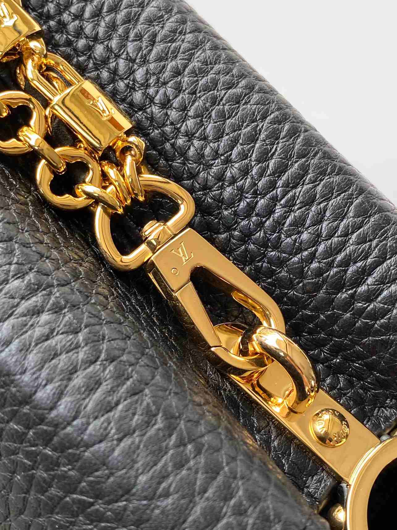 Louis Vuitton Capucines-Style Compact Top-Handle Bag — M11906