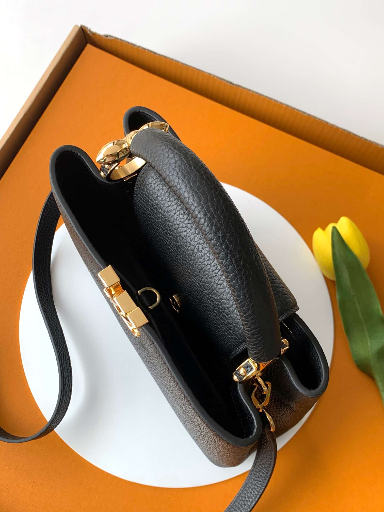 Louis Vuitton Capucines-Style Top-Handle Bag — M24698