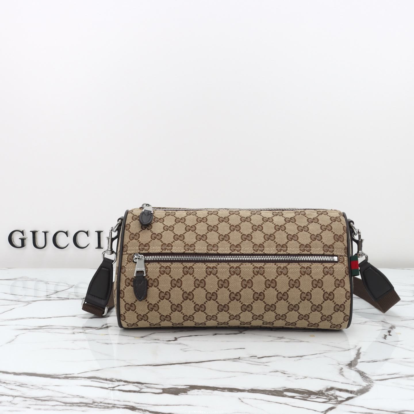 Gucci GG Canvas Small Cylinder Bag — 834455, Product 25319