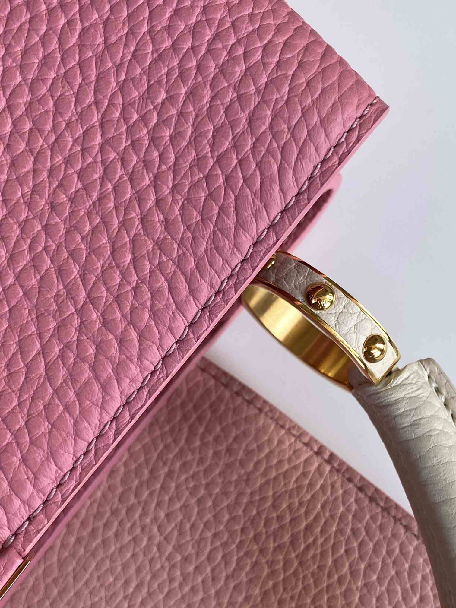 Louis Vuitton Capucines BB-Style Top-Handle Bag — M20844 Pink