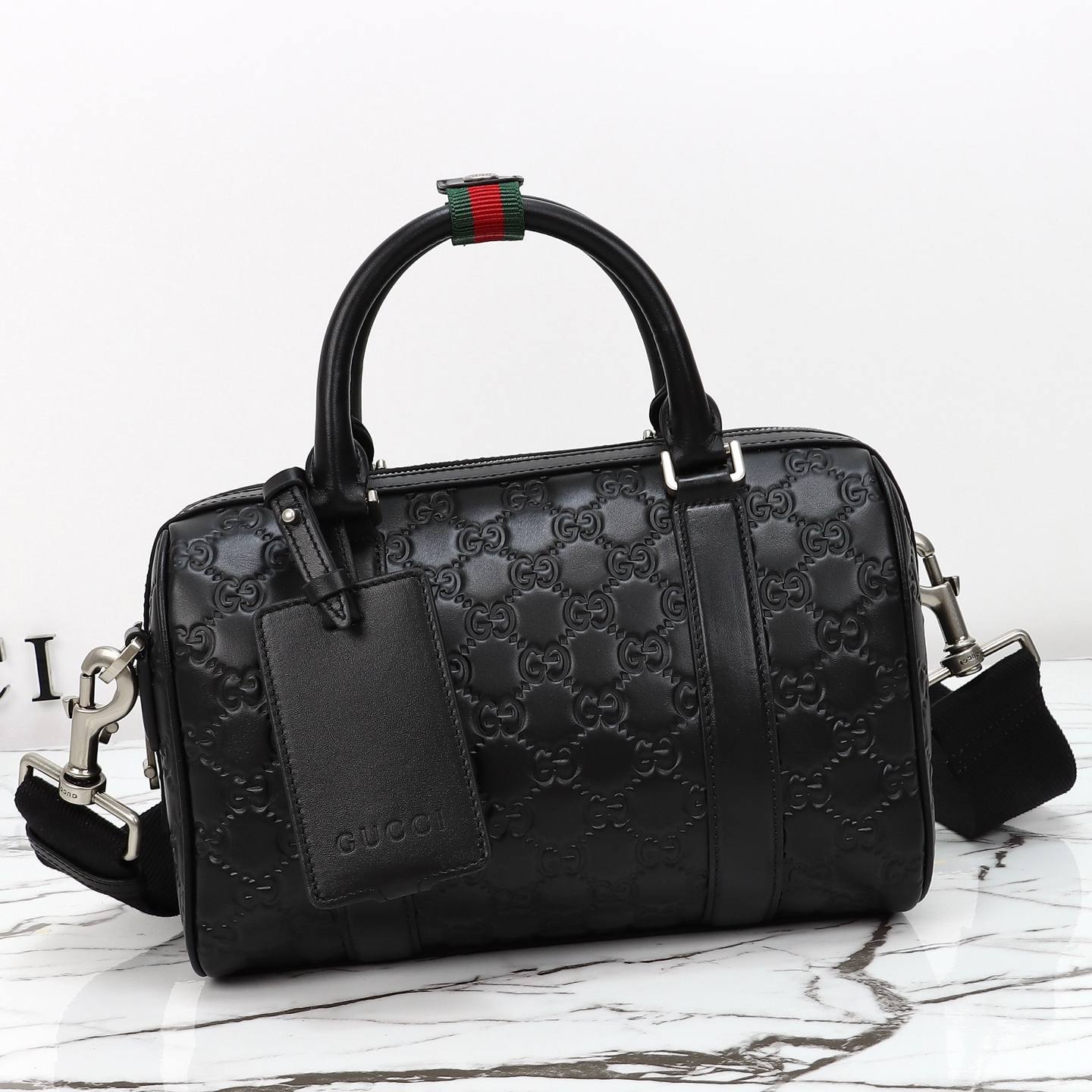Gucci GG Emblem Small Duffle Bag — 855789