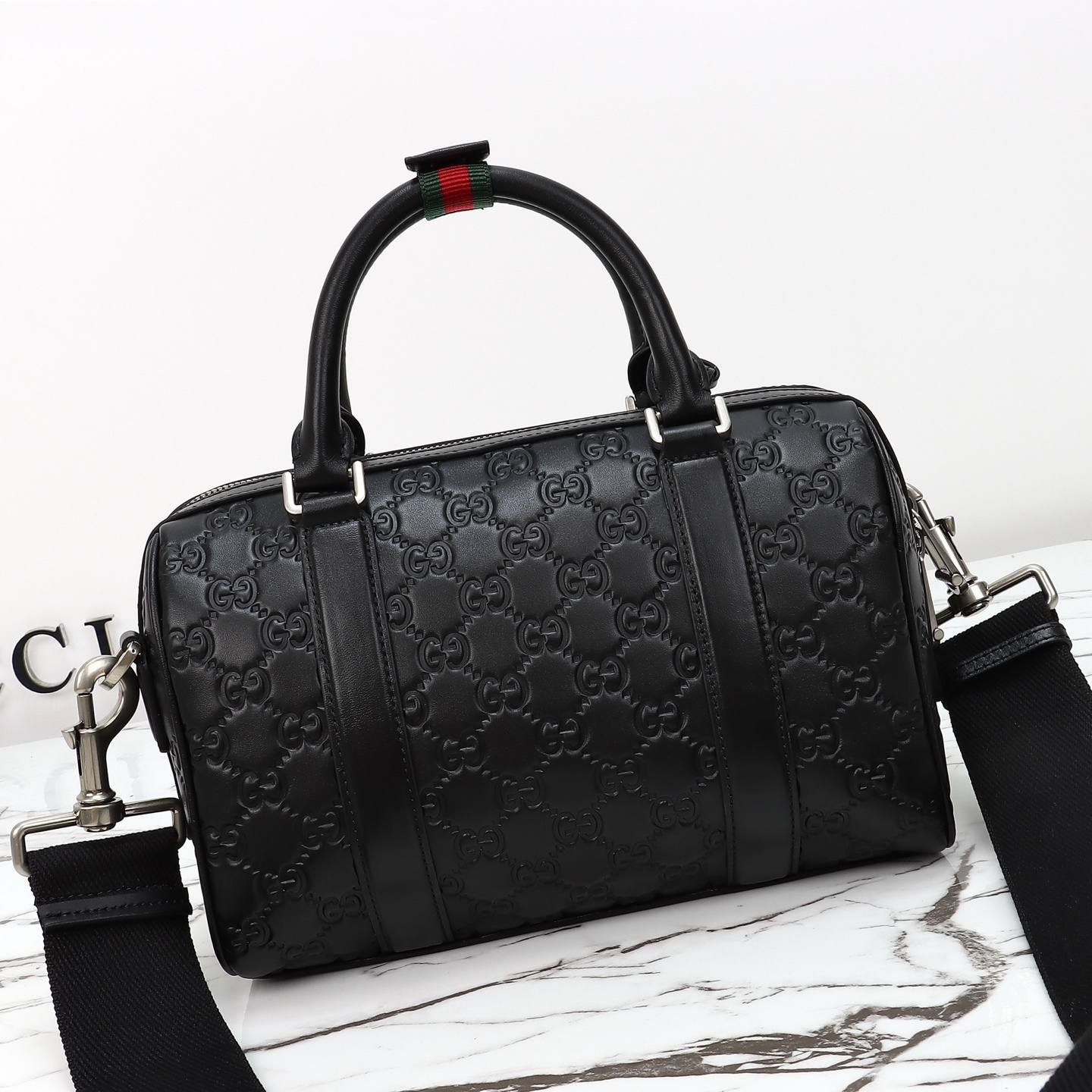 Gucci GG Emblem Small Duffle Bag — 855789