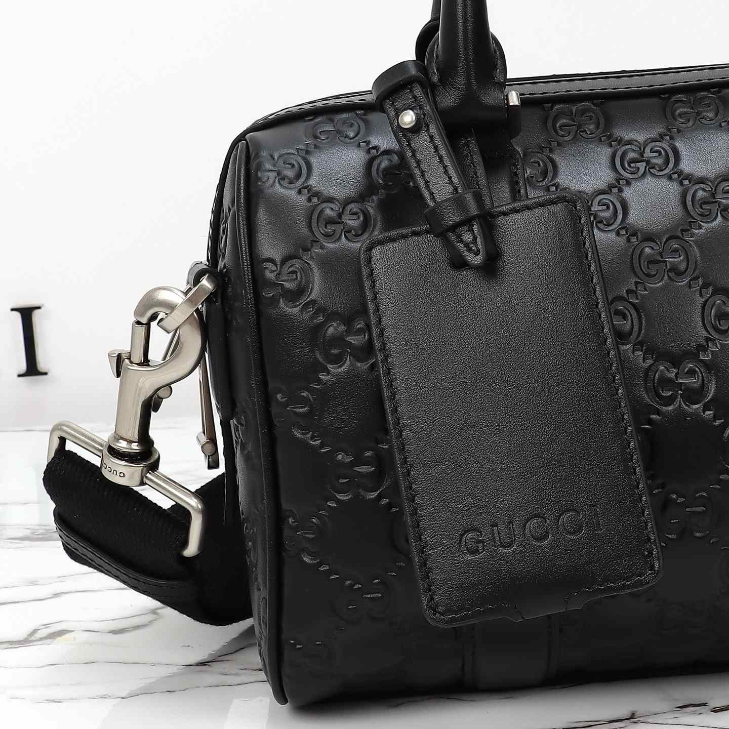 Gucci GG Emblem Small Duffle Bag — 855789
