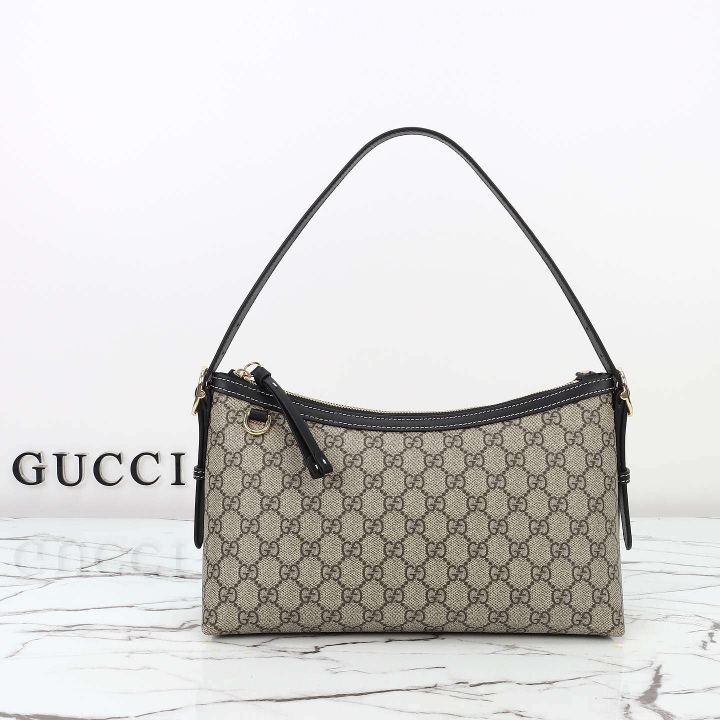 Gucci GG Emblem Medium Shoulder Bag — 847449