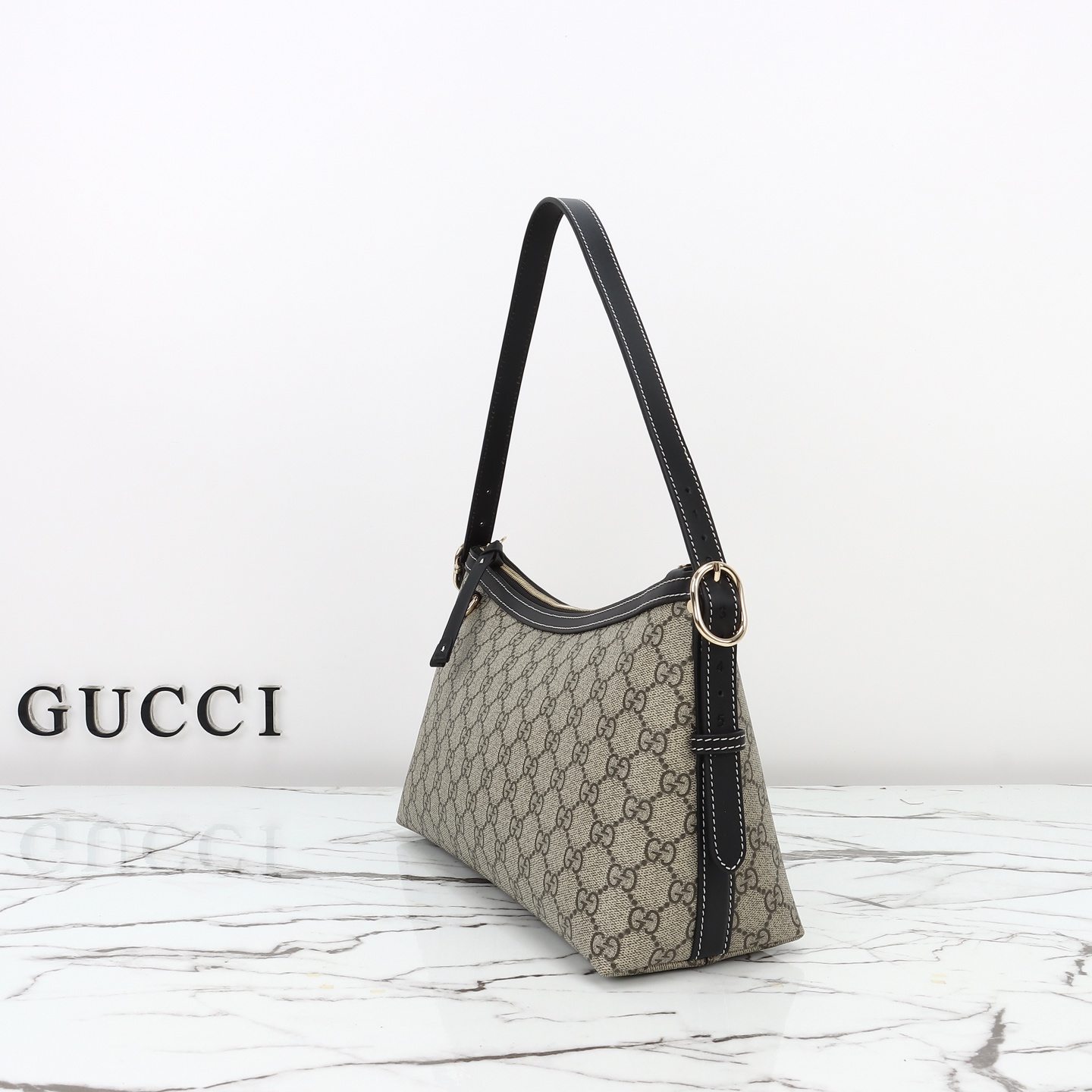 Gucci GG Emblem Medium Shoulder Bag — 847449