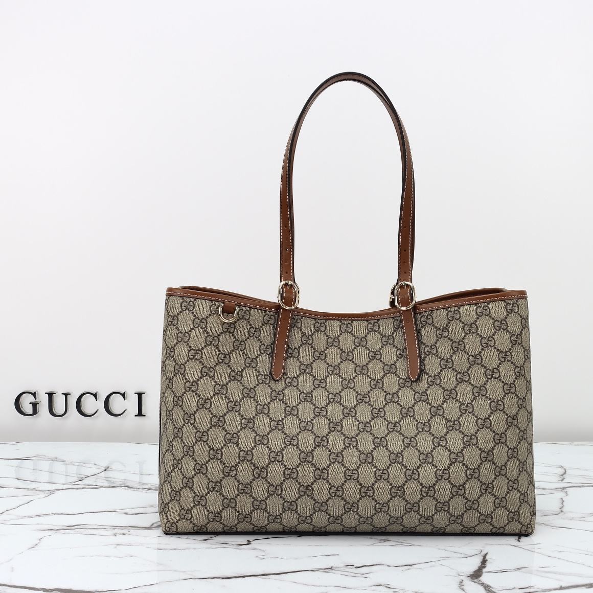 Gucci GG Emblem Large Tote Bag — 815213