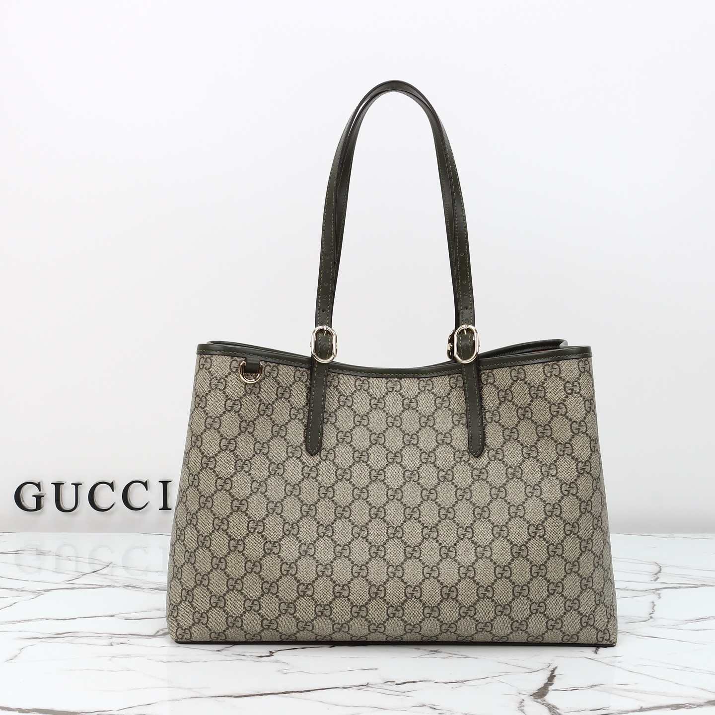 Gucci GG Emblem Large Tote Bag — 815213