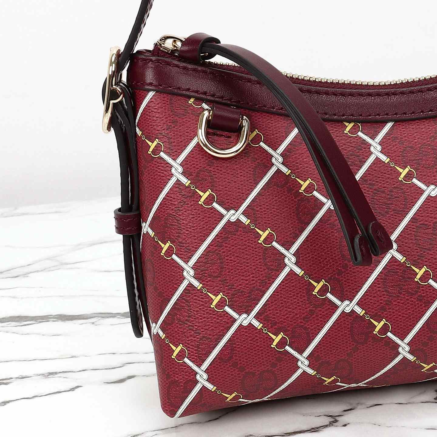 Gucci GG Emblem Small Shoulder Bag — 847450