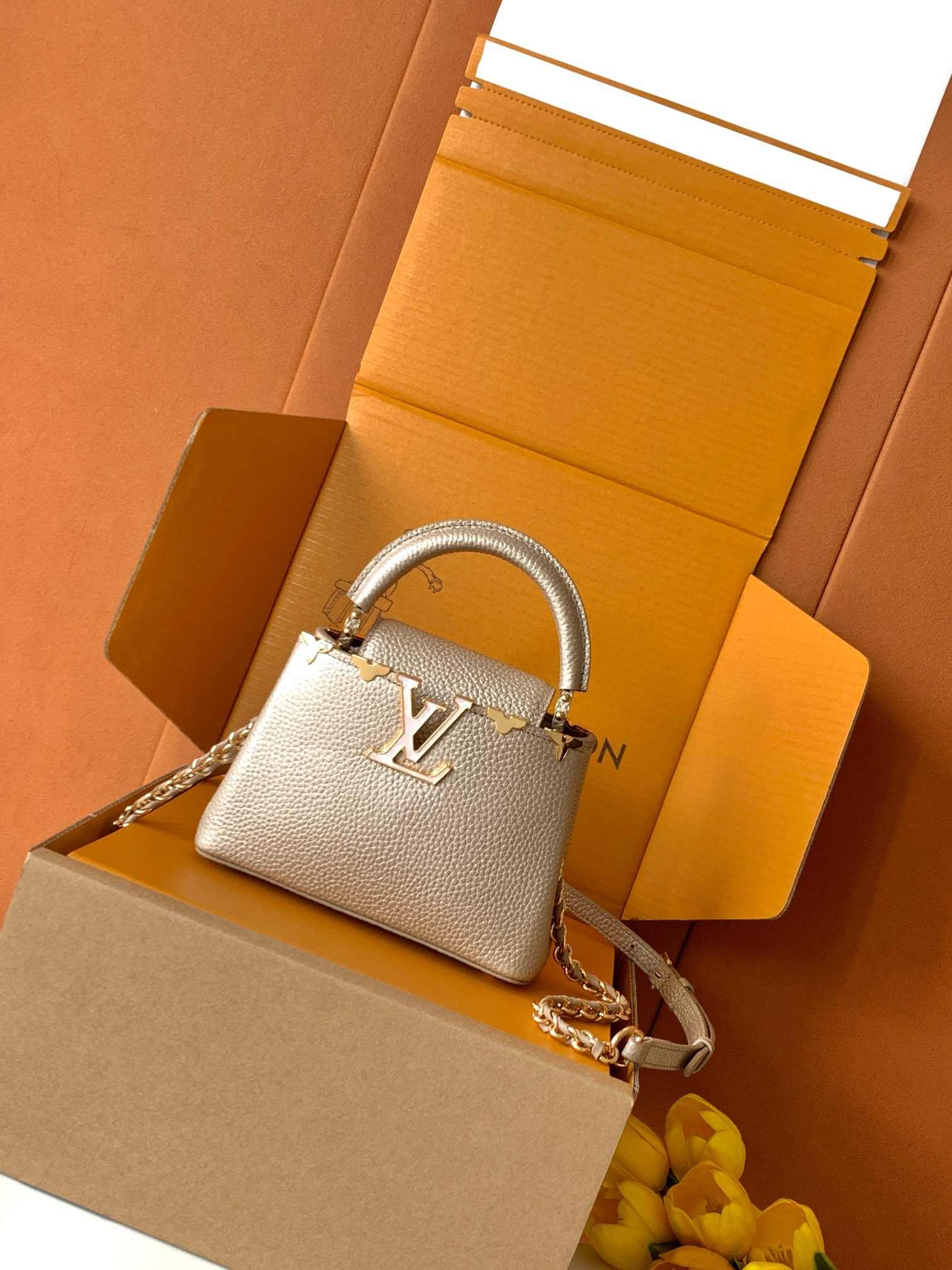 Louis Vuitton Capucines Mini Top-Handle Bag — M22436