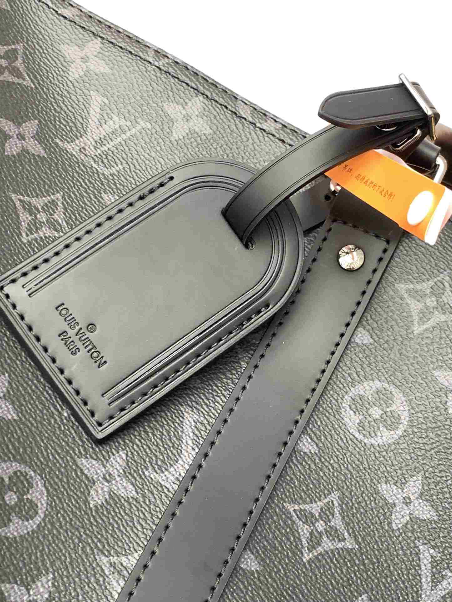 Louis Vuitton Keepall Bandoulière 55 — Monogram Eclipse — M40605