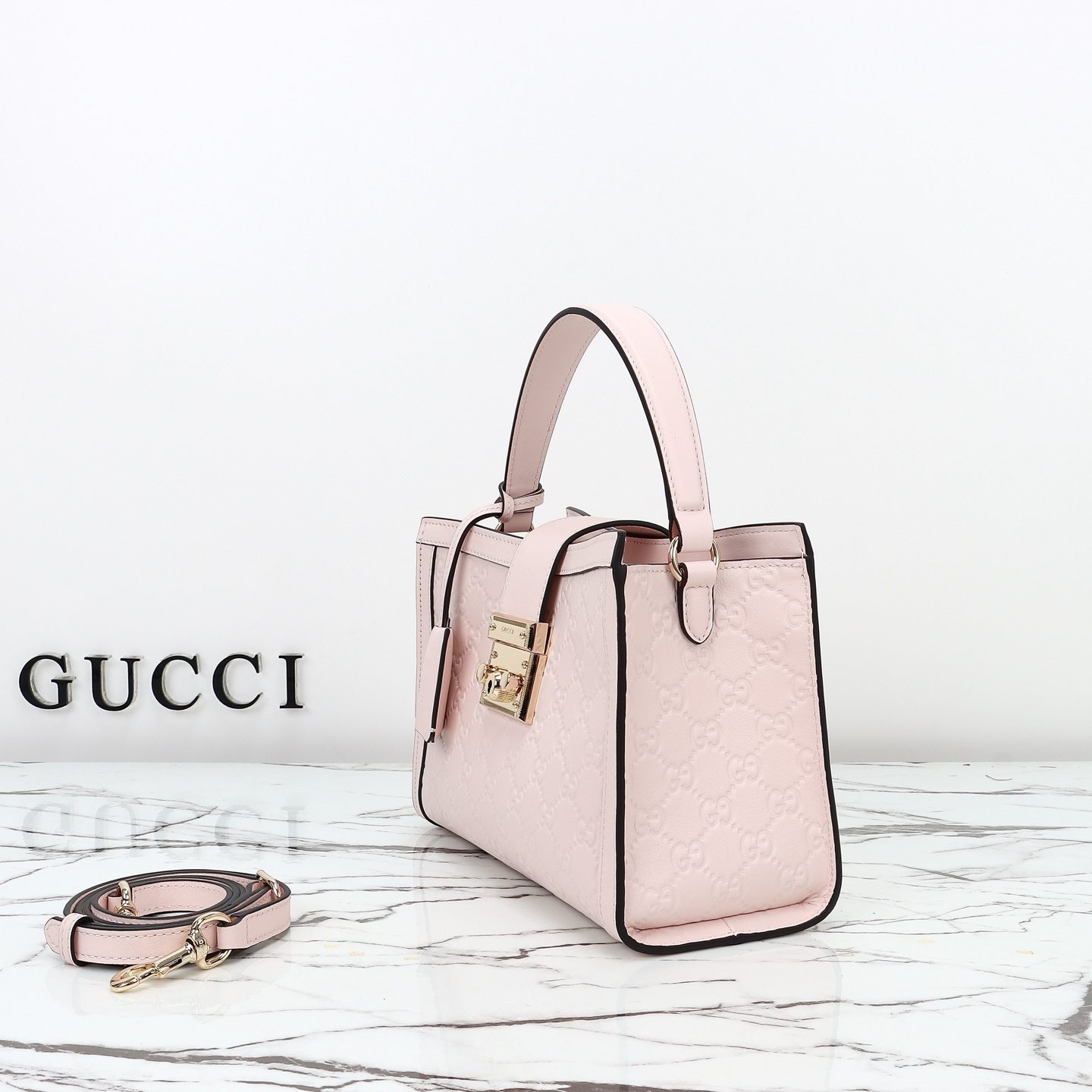 Gucci Padlock Medium Top-Handle Bag — 838992