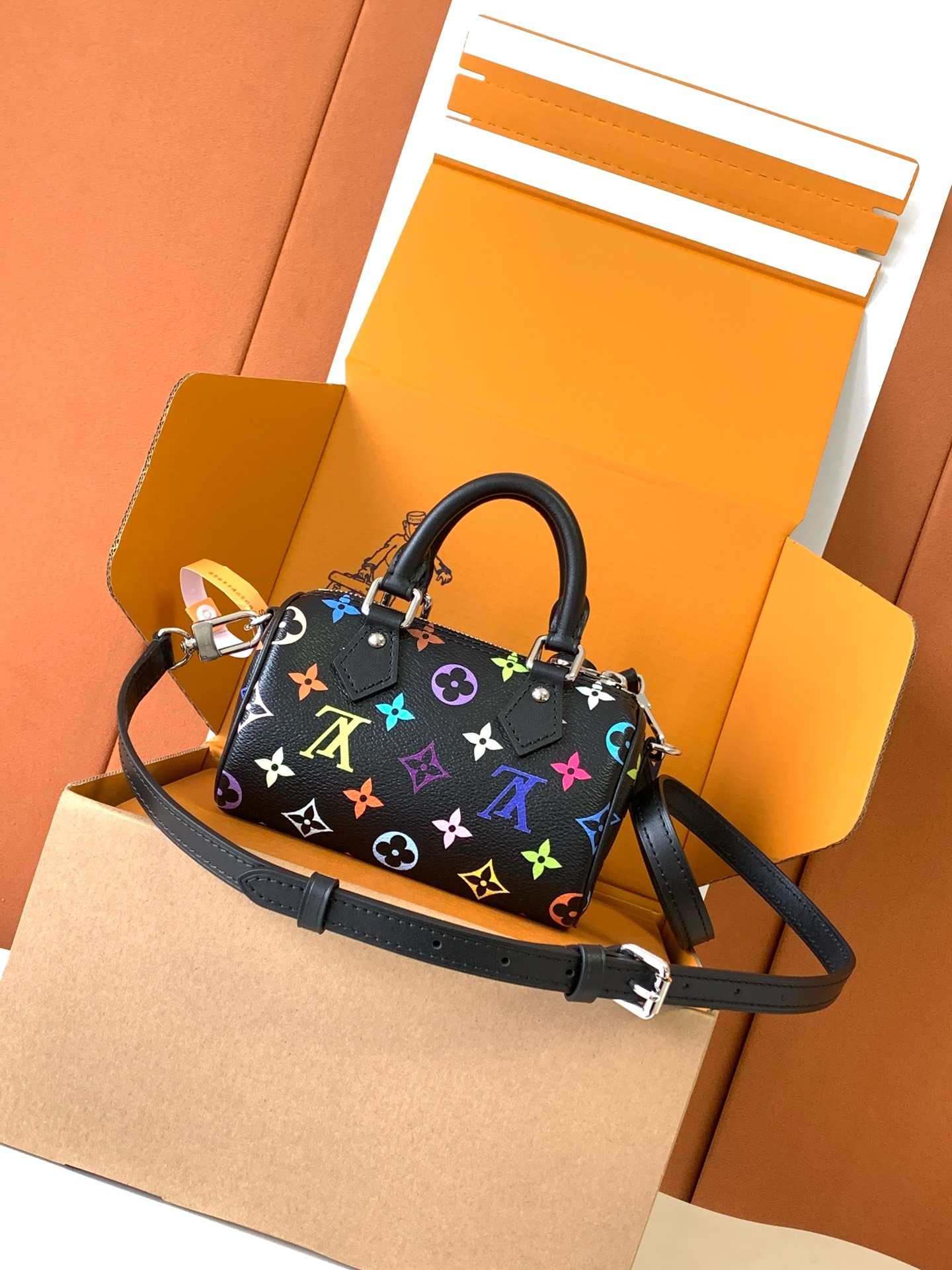 Louis Vuitton Nano Speedy Boston Bag — M13406