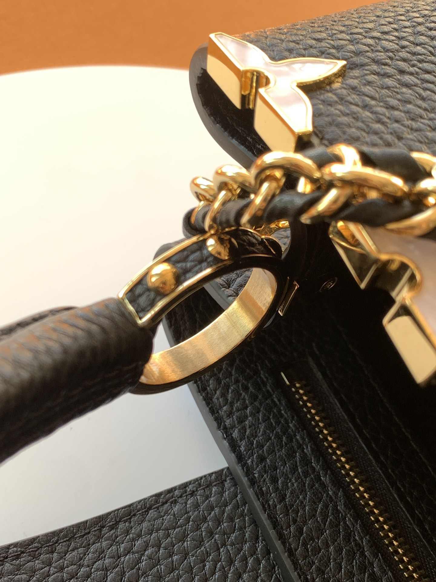 Louis Vuitton Capucines-Style Top-Handle Bag — M10168