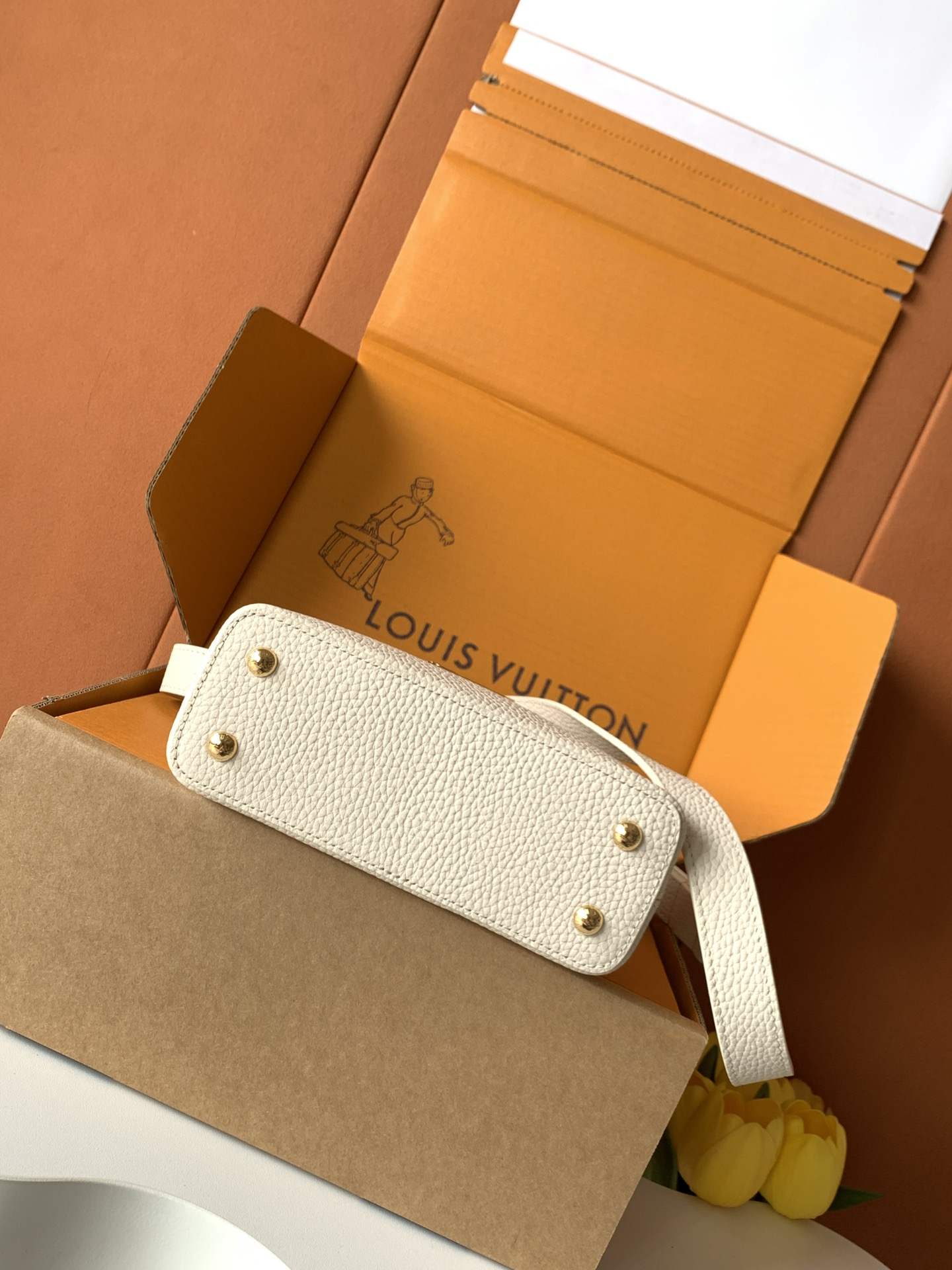 Louis Vuitton Capucines Mini-Style Top-Handle Bag — M11341