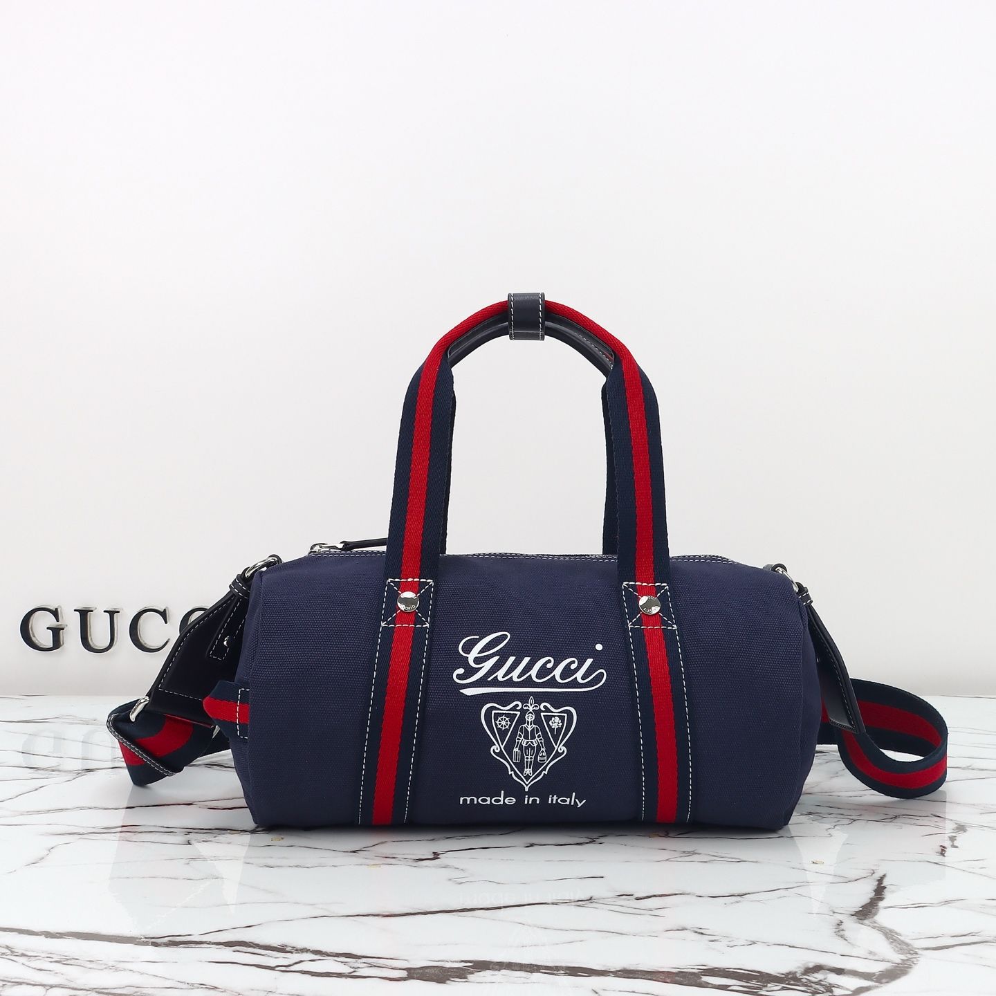 Gucci Small Printed Duffle Bag — 816865