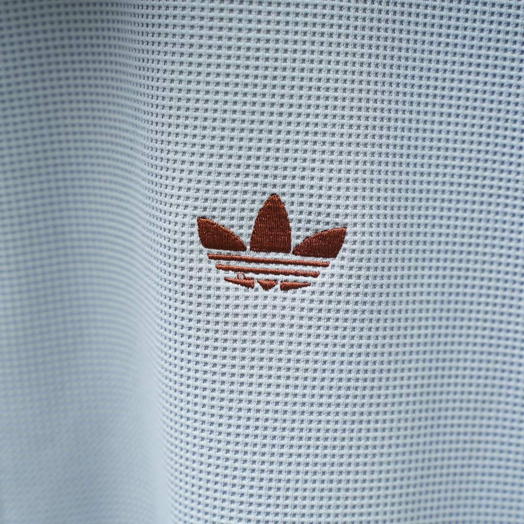 Adidas Jacket — Blue / Colourblock / Burgundy