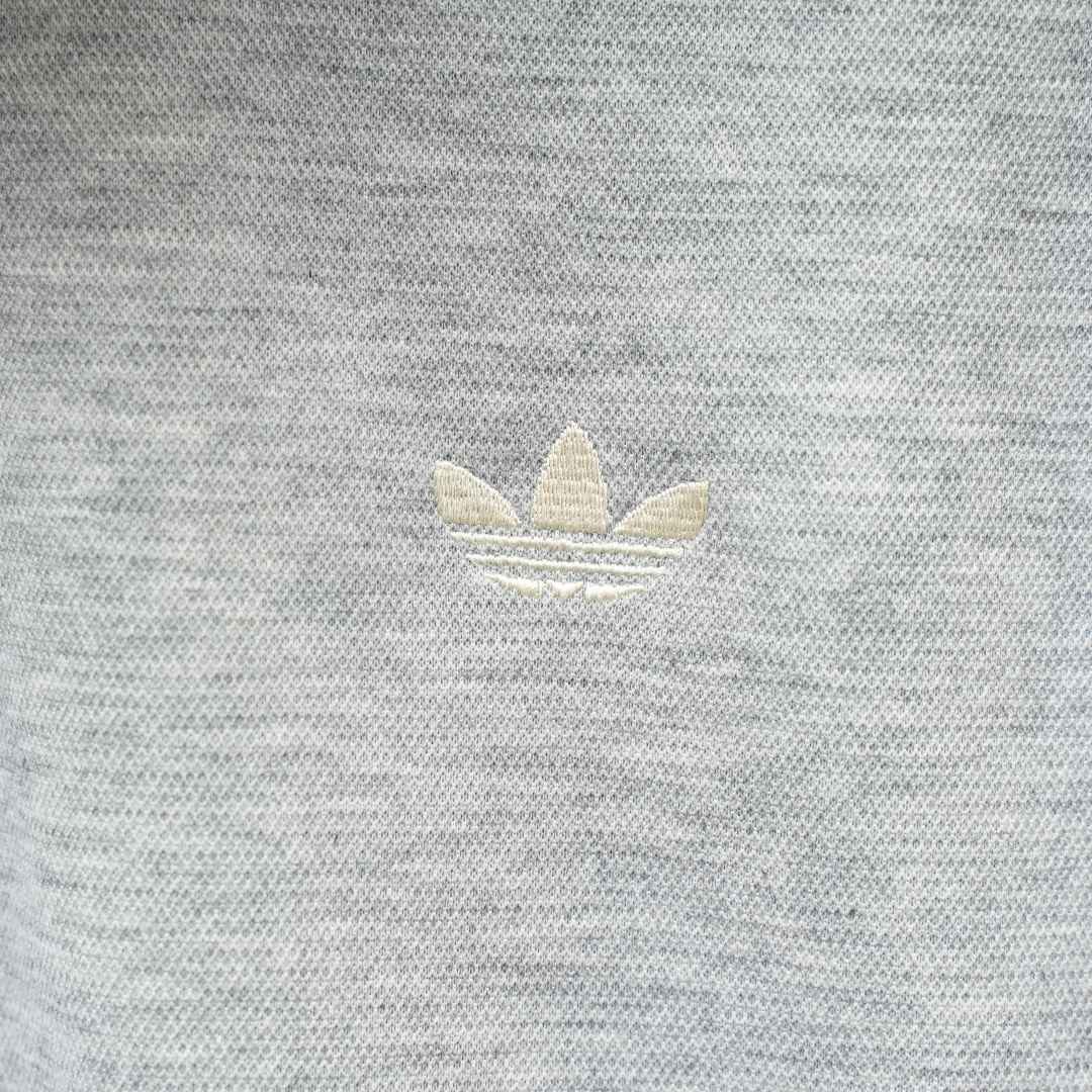 Adidas Jacket — Grey-White