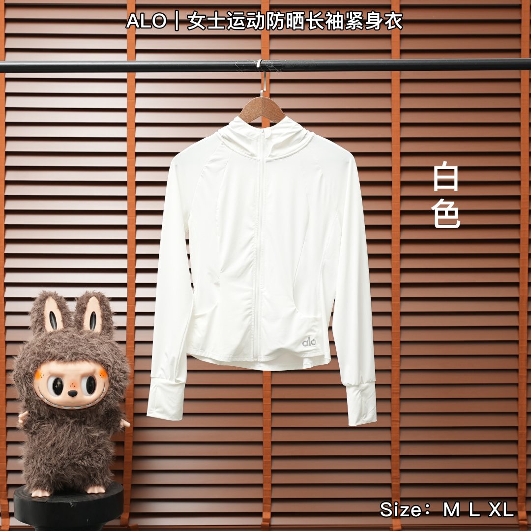 Alo Long-Sleeve Top — White