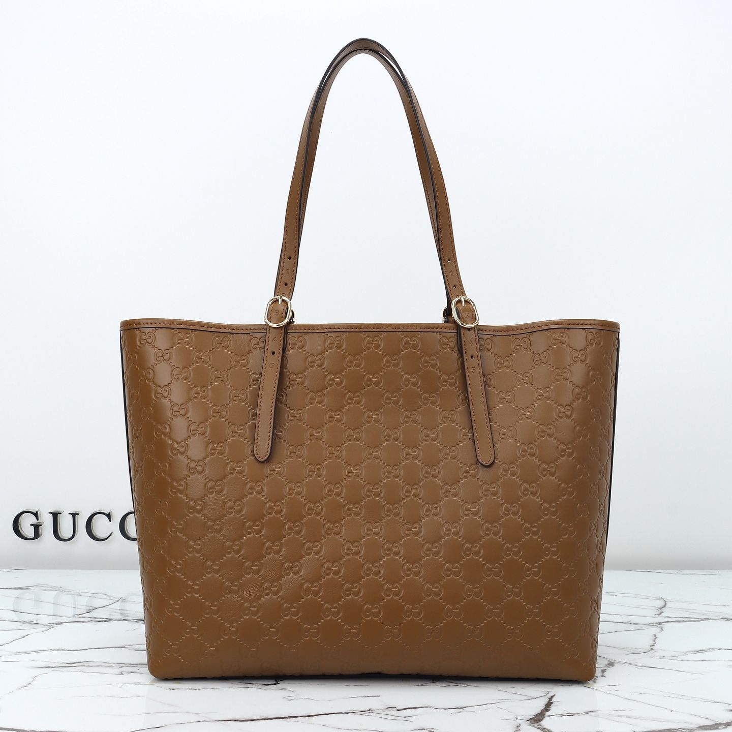 Gucci GG Embossed Tote Bag — 847455