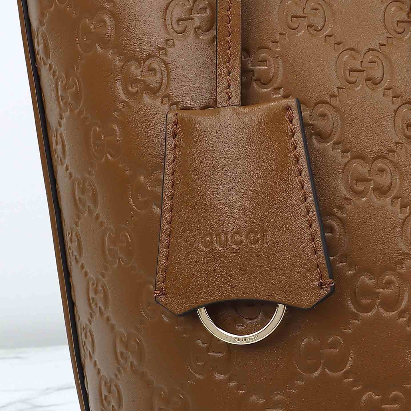 Gucci GG Embossed Tote Bag — 847455