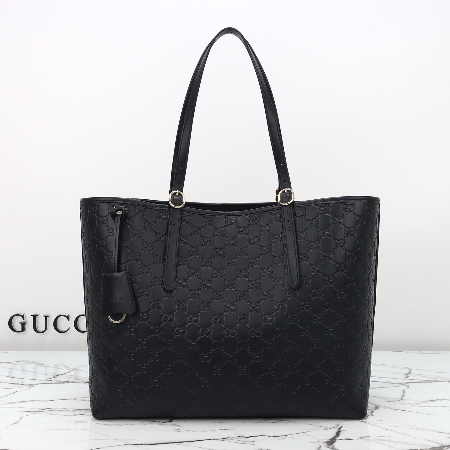 Gucci GG Embossed Tote Bag — 847455, Product 25859