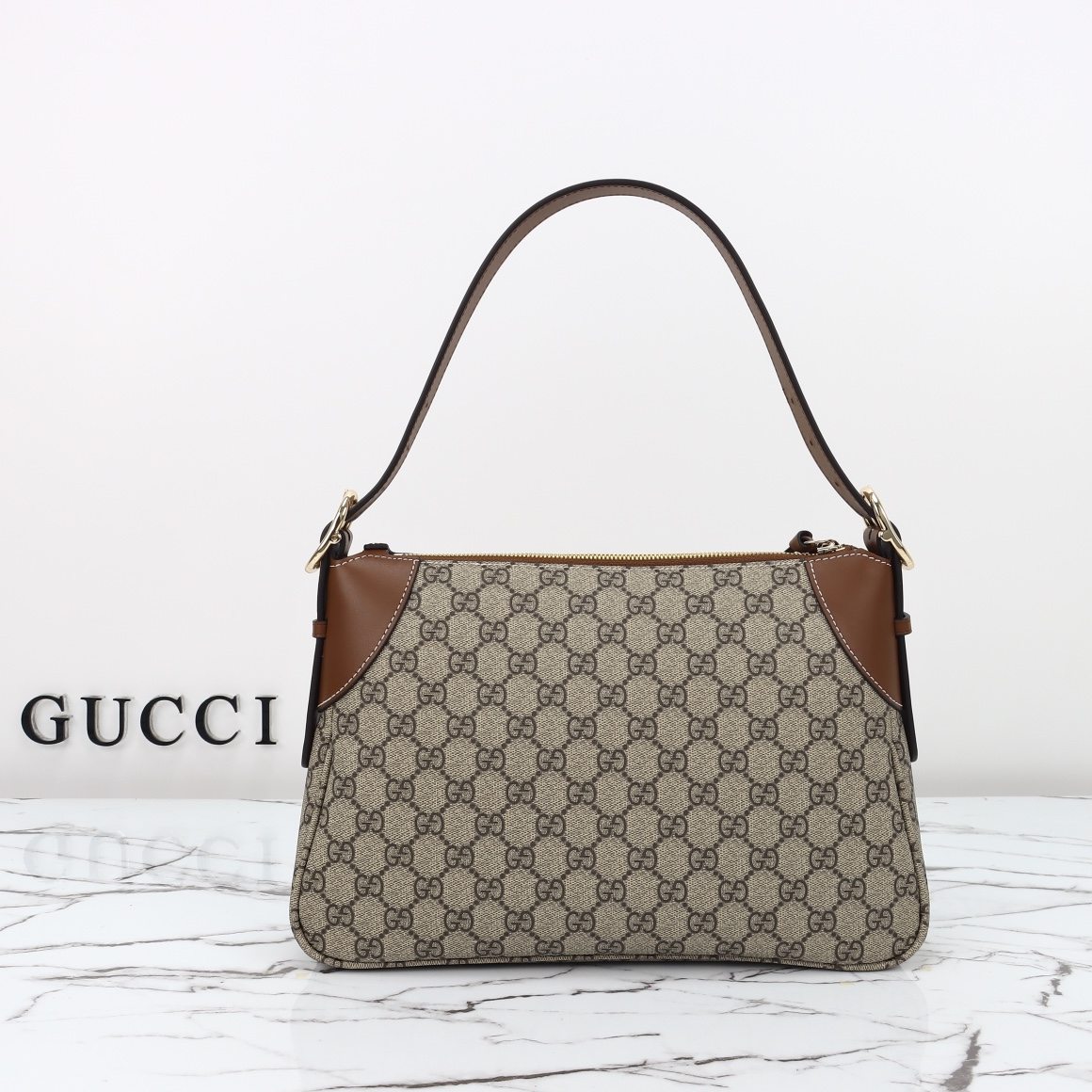 Gucci GG Emblem Medium Shoulder Bag — 815216