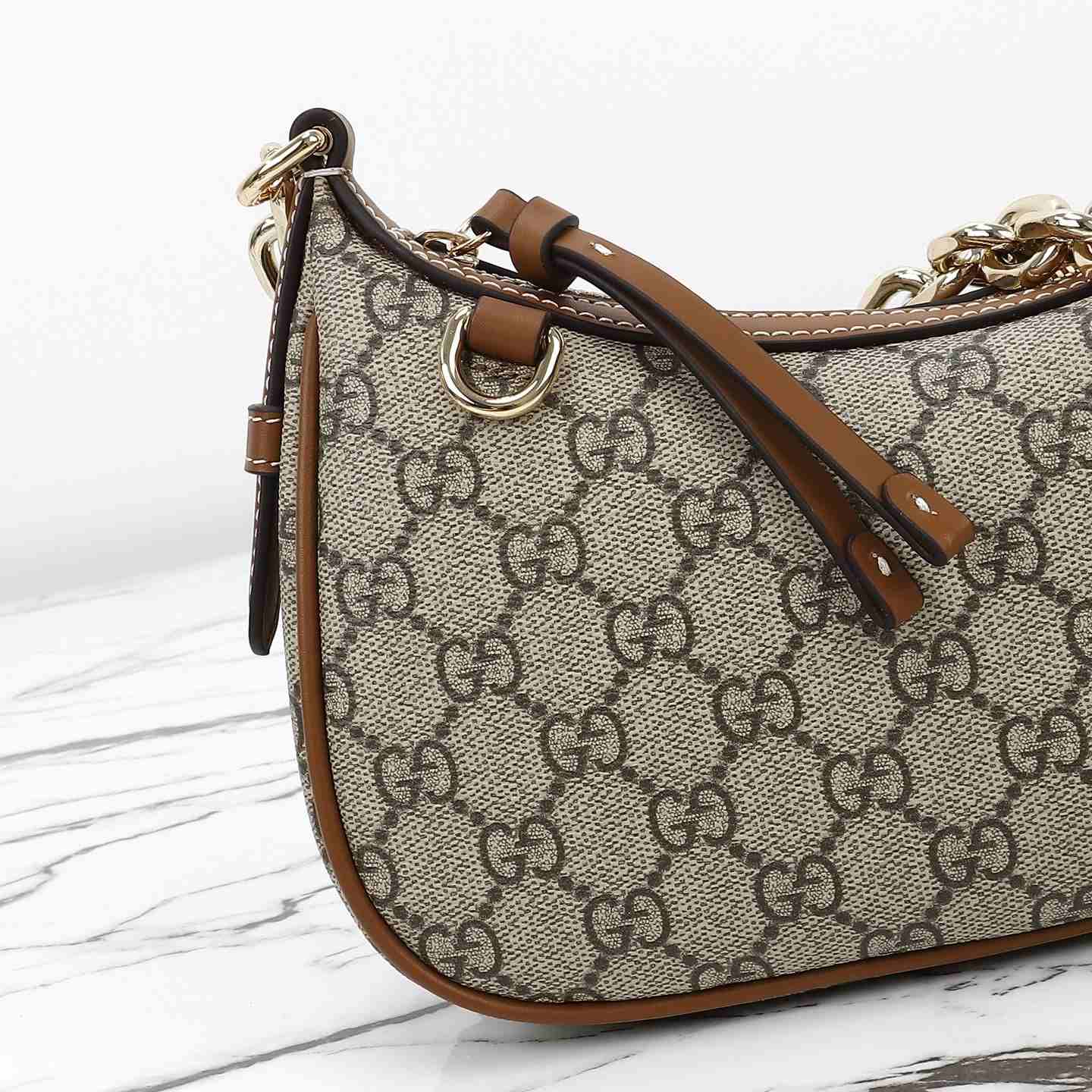 Gucci GG Emblem Small Shoulder Bag — 847447