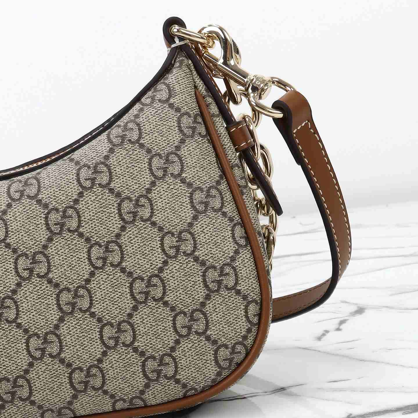 Gucci GG Emblem Small Shoulder Bag — 847447