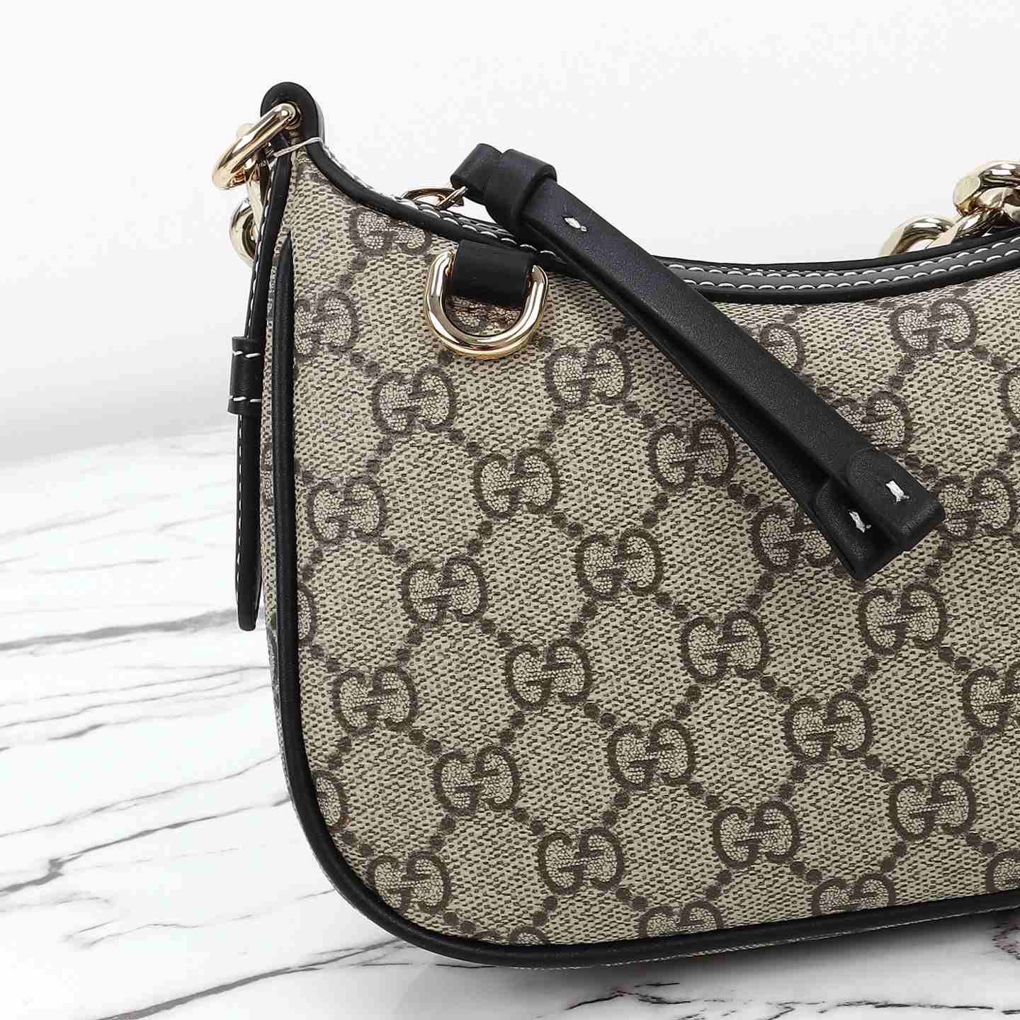Gucci GG Emblem Small Shoulder Bag — 847447