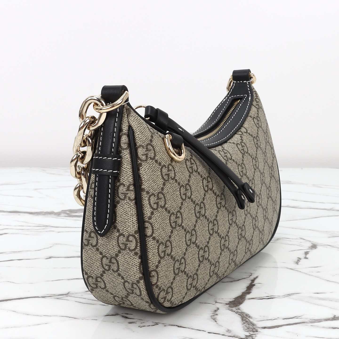 Gucci GG Emblem Small Shoulder Bag — 847447