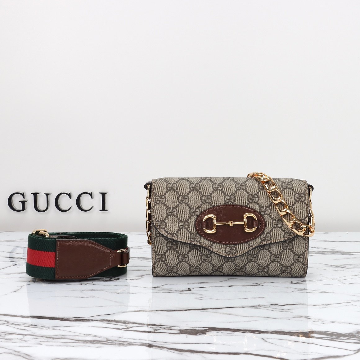Gucci Horsebit 1955 Mini Shoulder Bag — 724713, Product 26228
