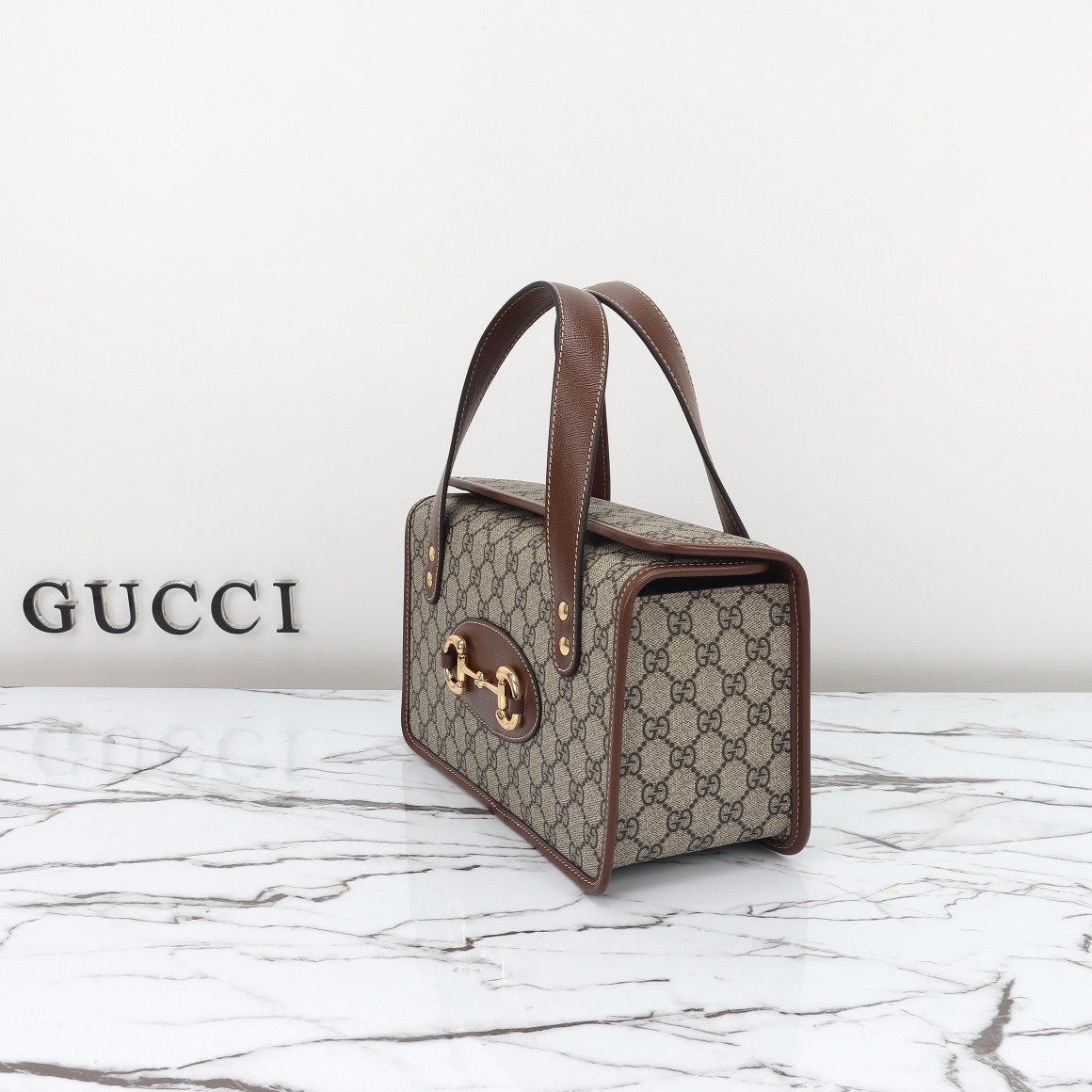 Gucci Horsebit Top-Handle Bag — 627323