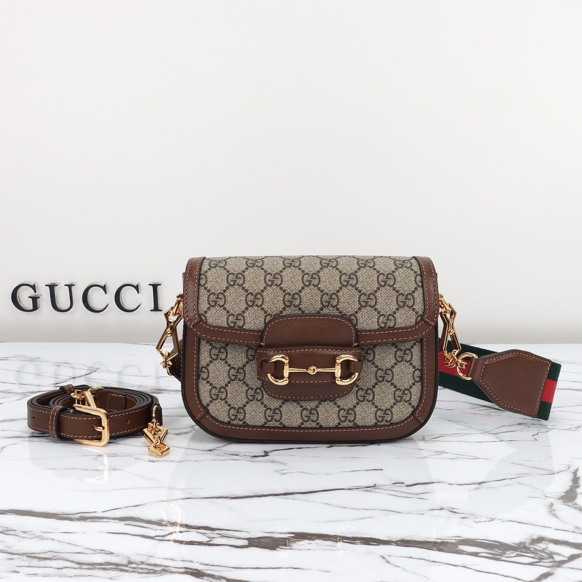 Gucci Horsebit 1955 Small Shoulder Bag — 658574