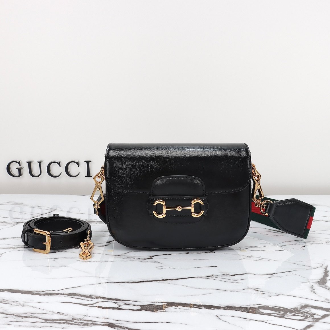 Gucci Horsebit 1955 Small Shoulder Bag — 658574