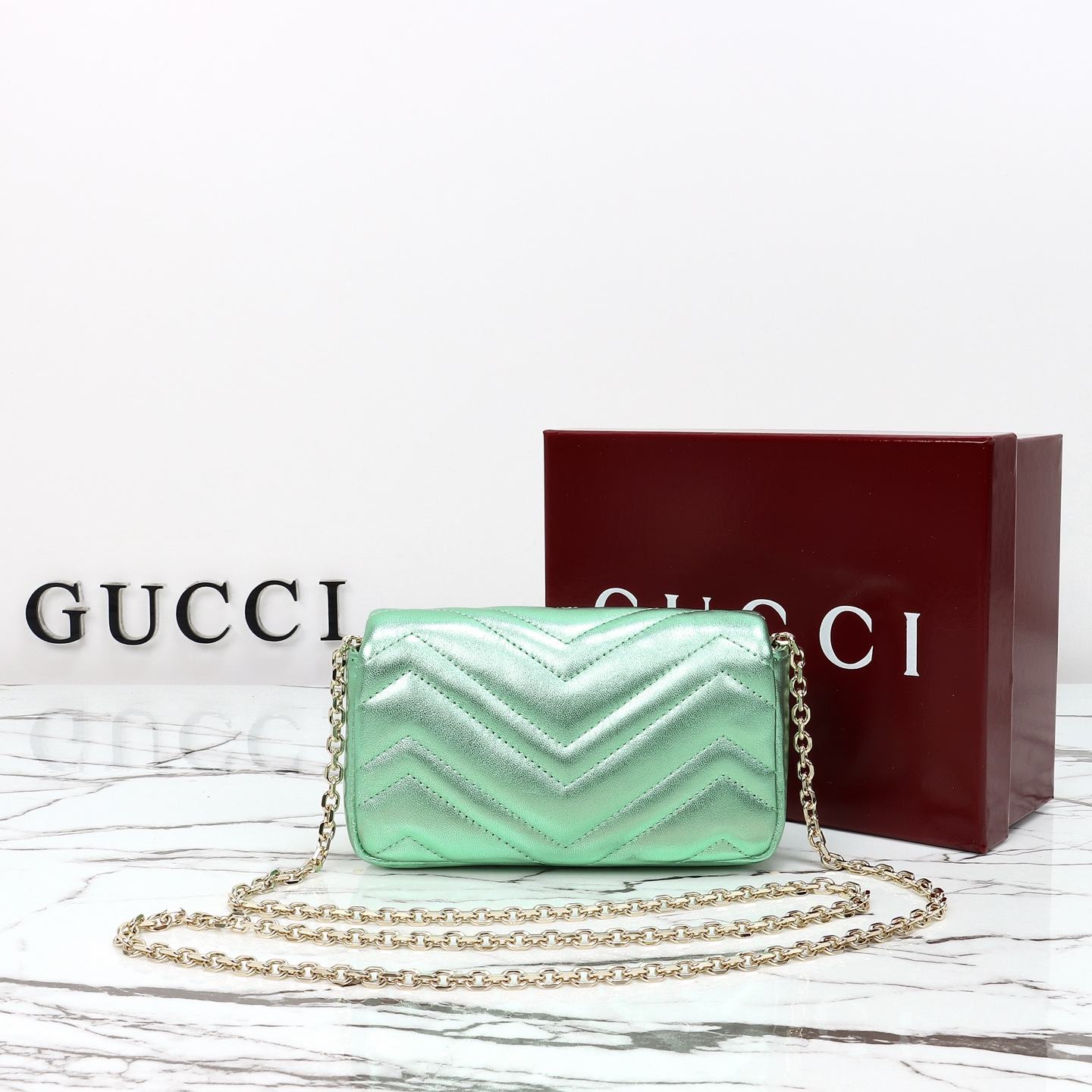 Gucci GG Marmont Mini Shoulder Bag — 841290