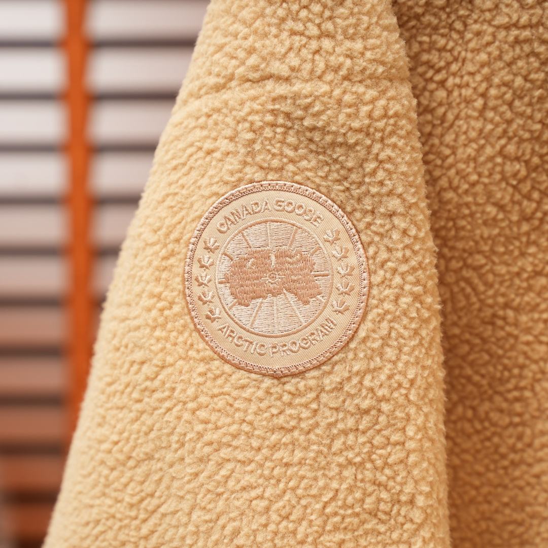 Canada Goose Alberni Fleece Jacket — Khaki