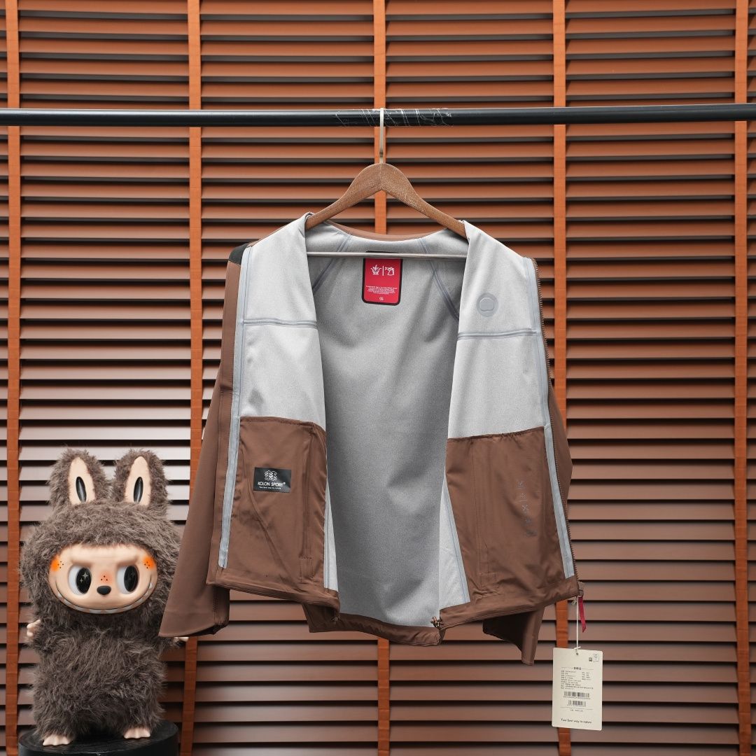Kolon Sport TECHSHELL Jacket — Brown