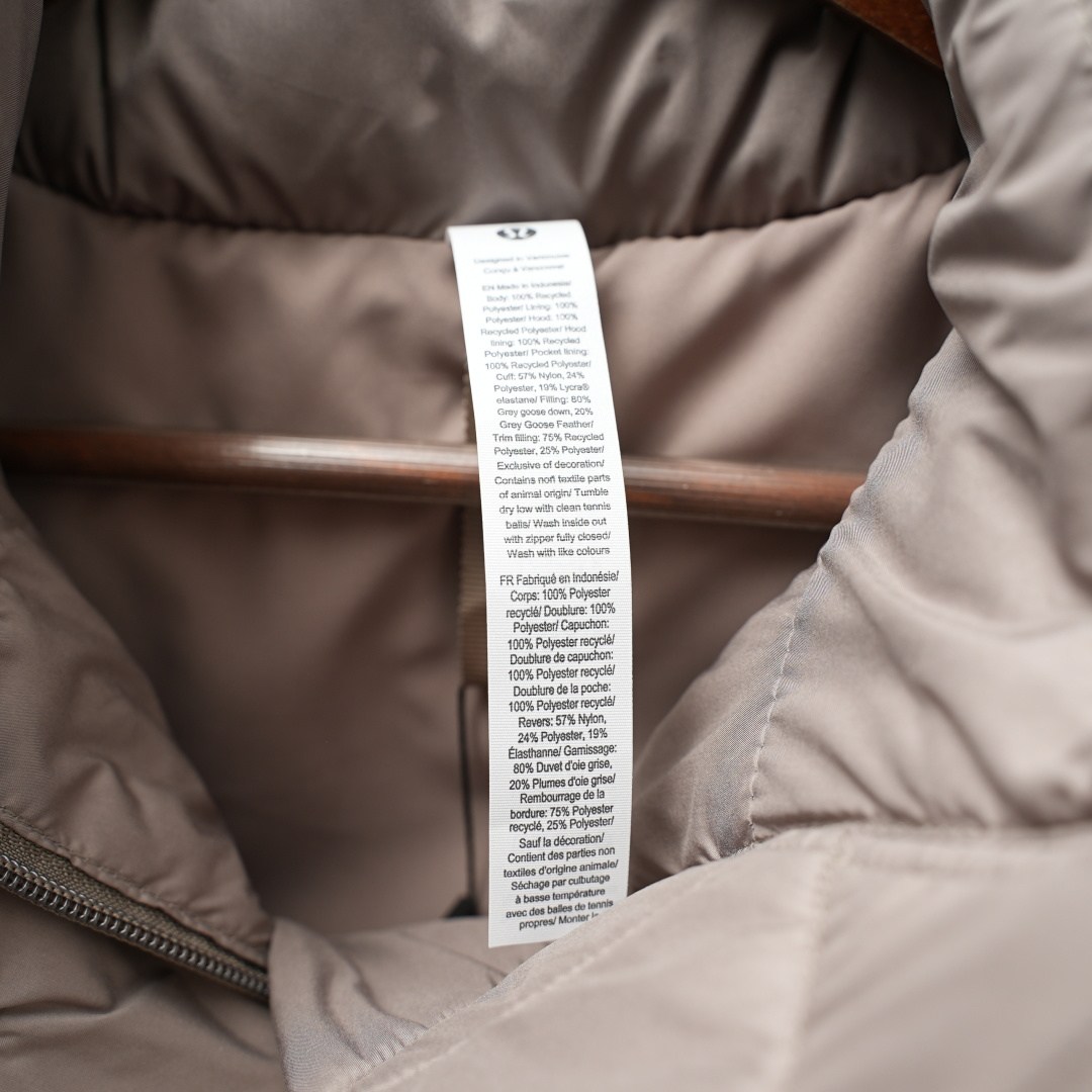 Lululemon Down Vest — Warm Brown