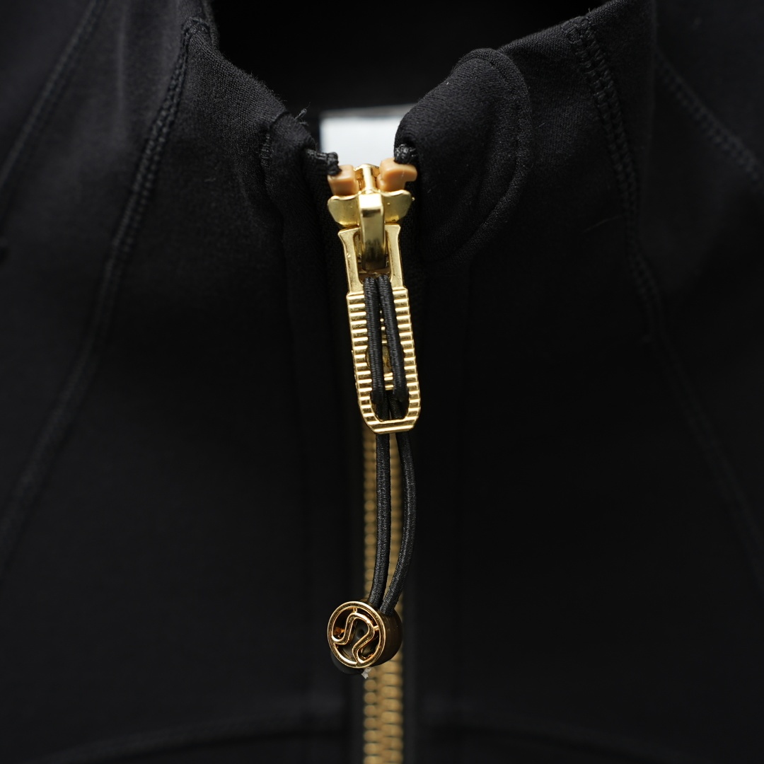 Lululemon Jacket — Black / Gold Logo