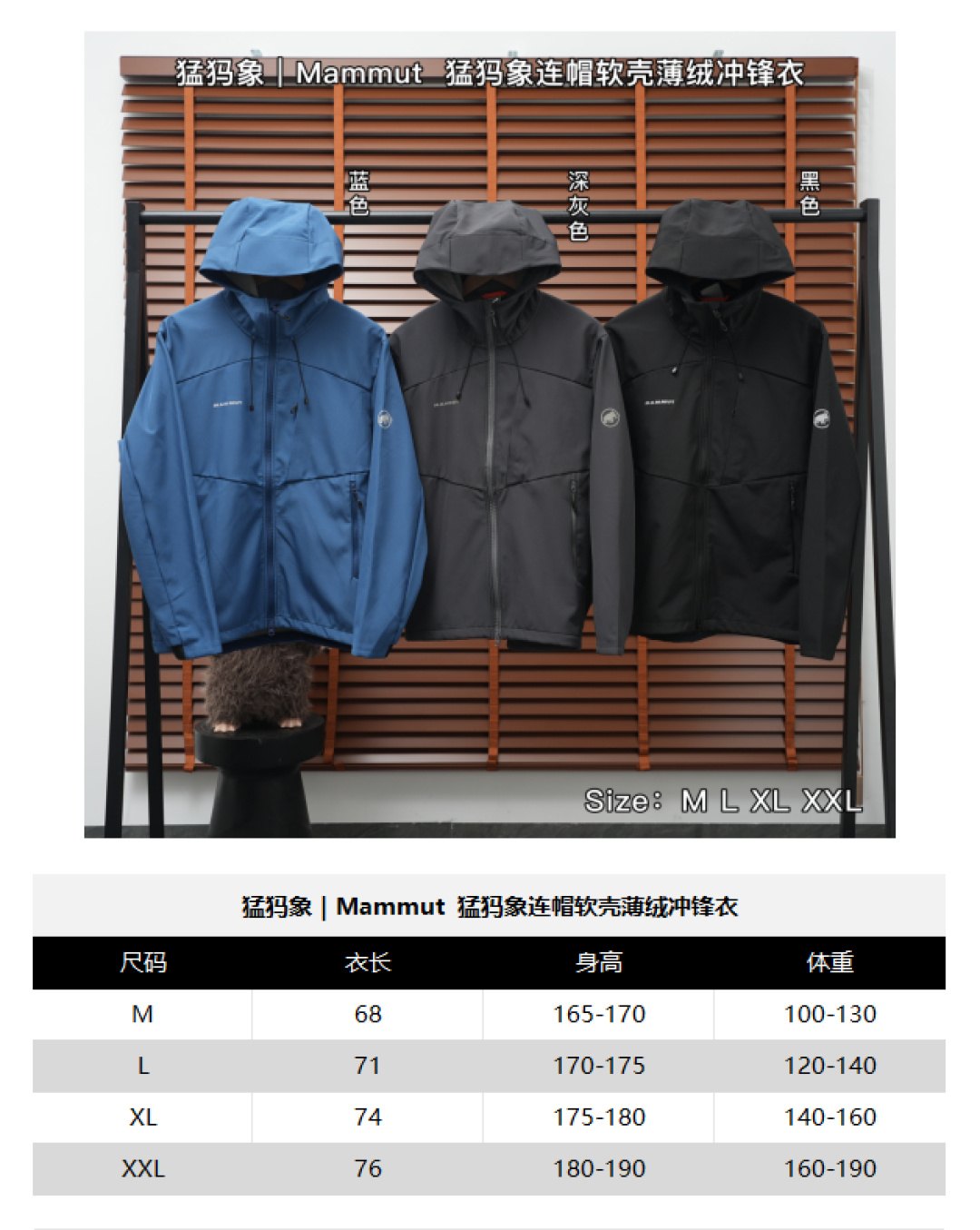 Mammut Jacket — Black