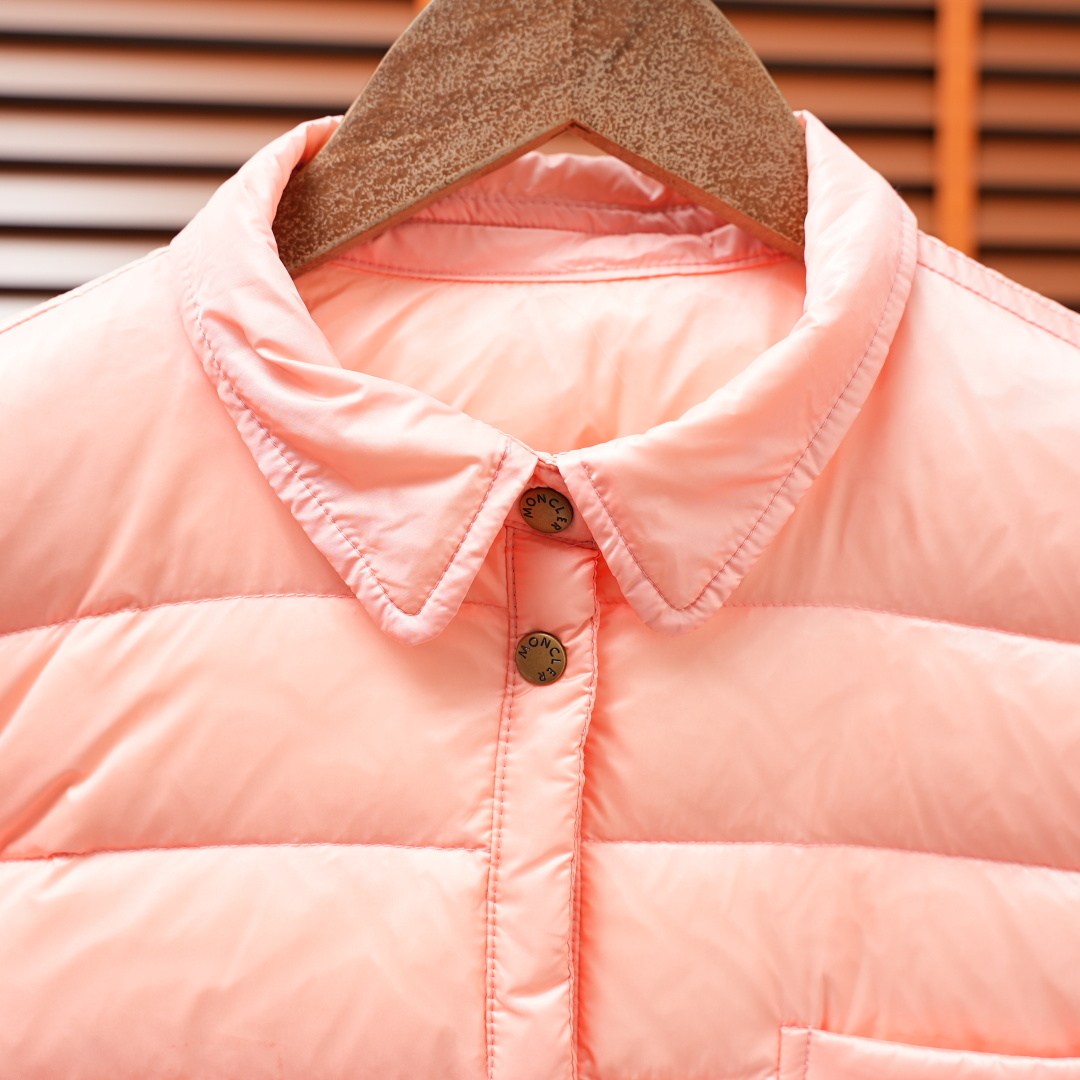 Moncler Down Jacket — Pink