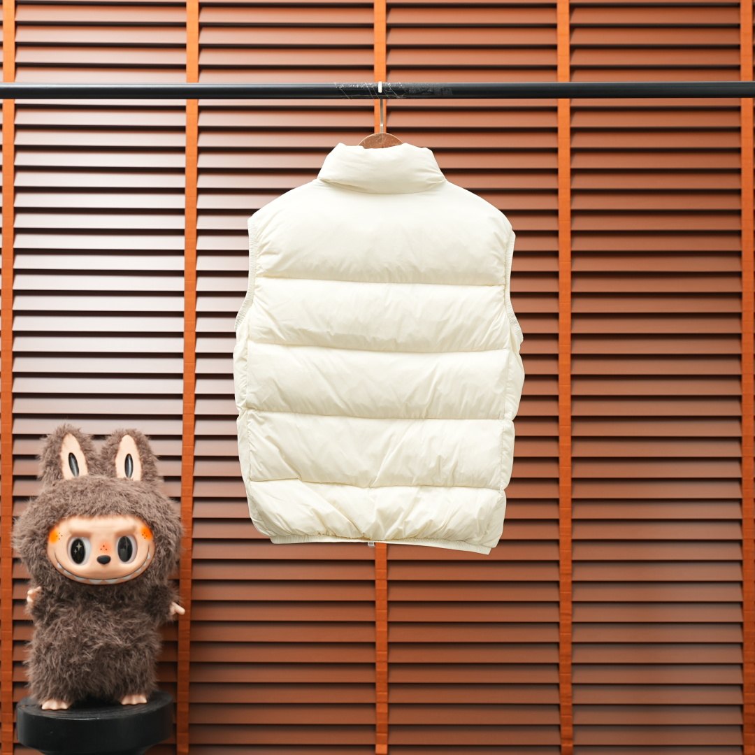 Moncler Down Vest — White