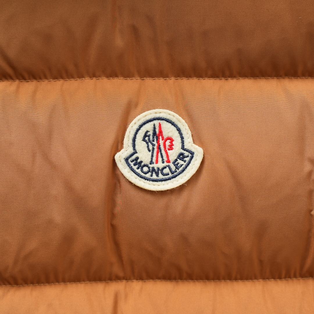 Moncler Vest — Brown