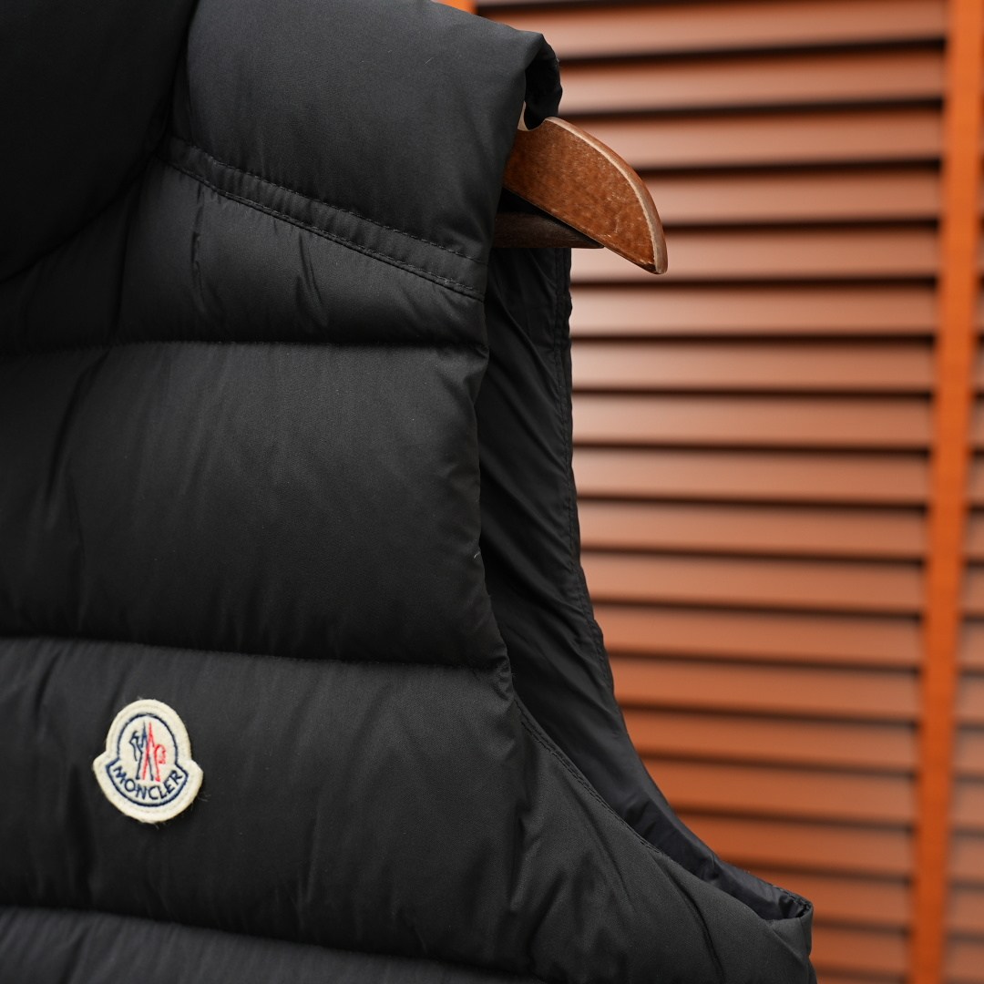 Moncler Vest — Black