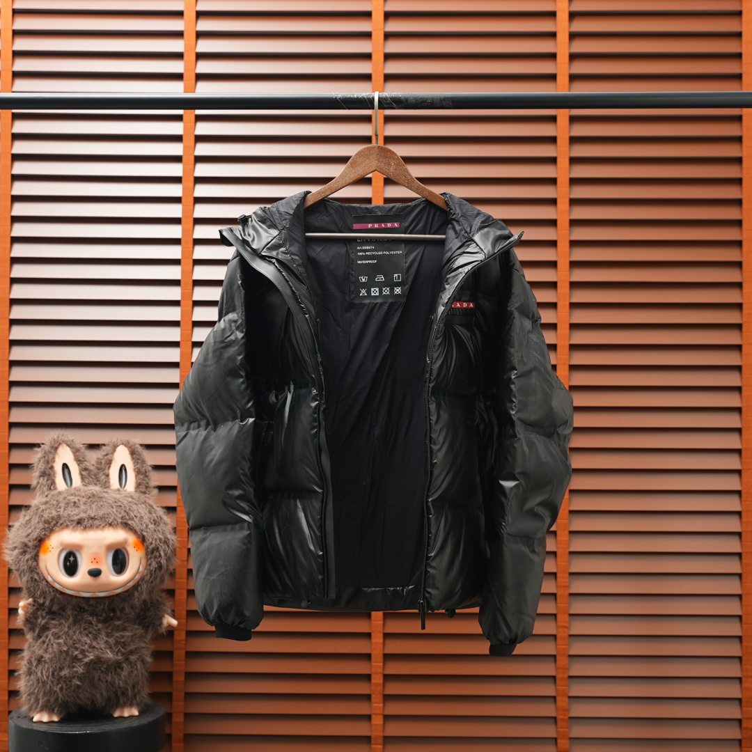 Prada Down Jacket — Black