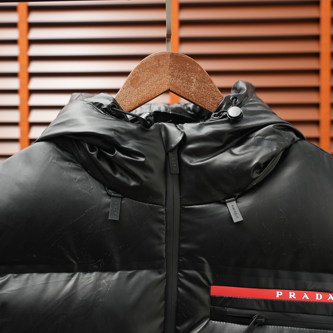 Prada Down Jacket — Black