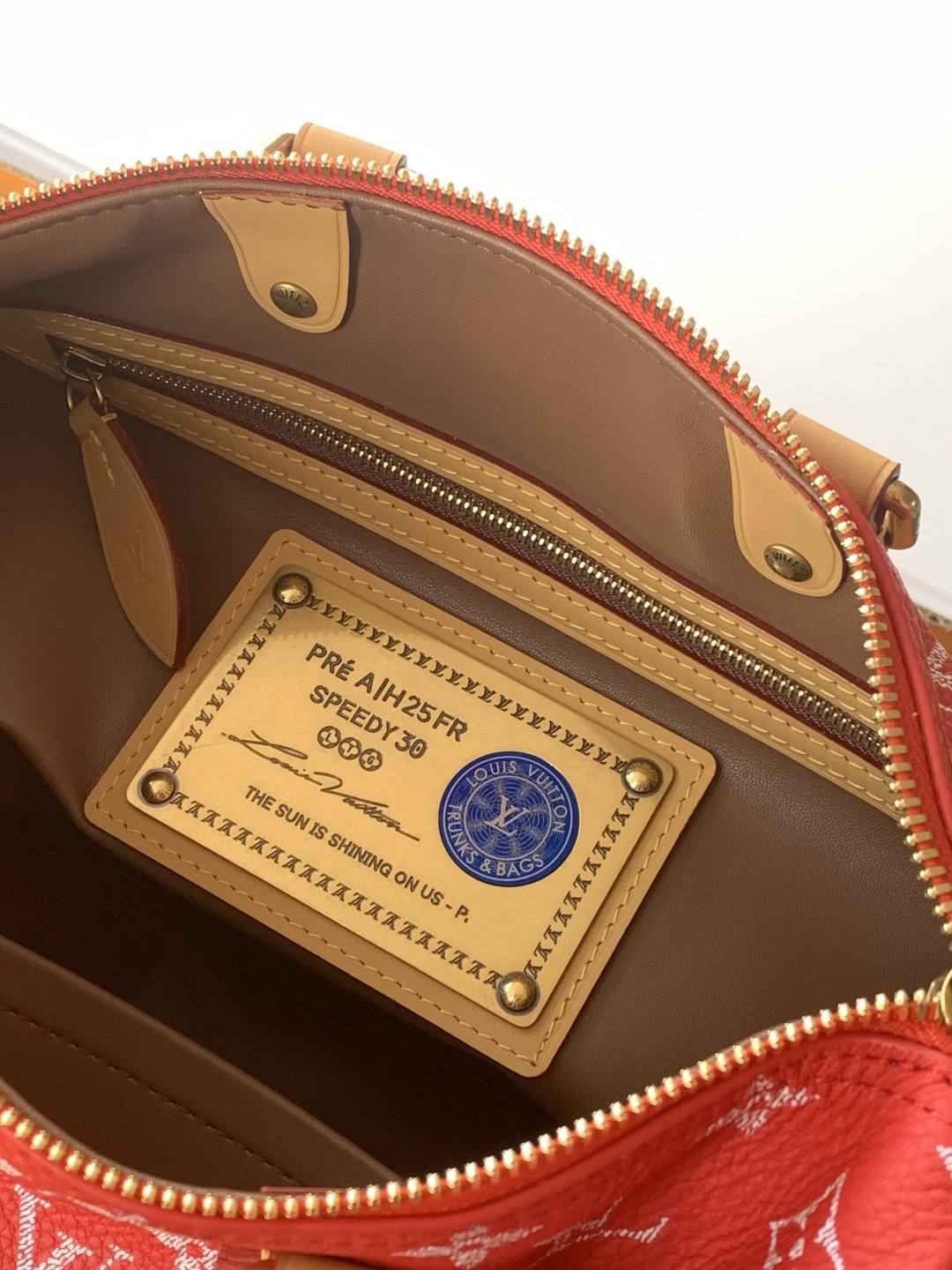 Louis Vuitton Speedy P9-Style Boston Bag, Red — M14067