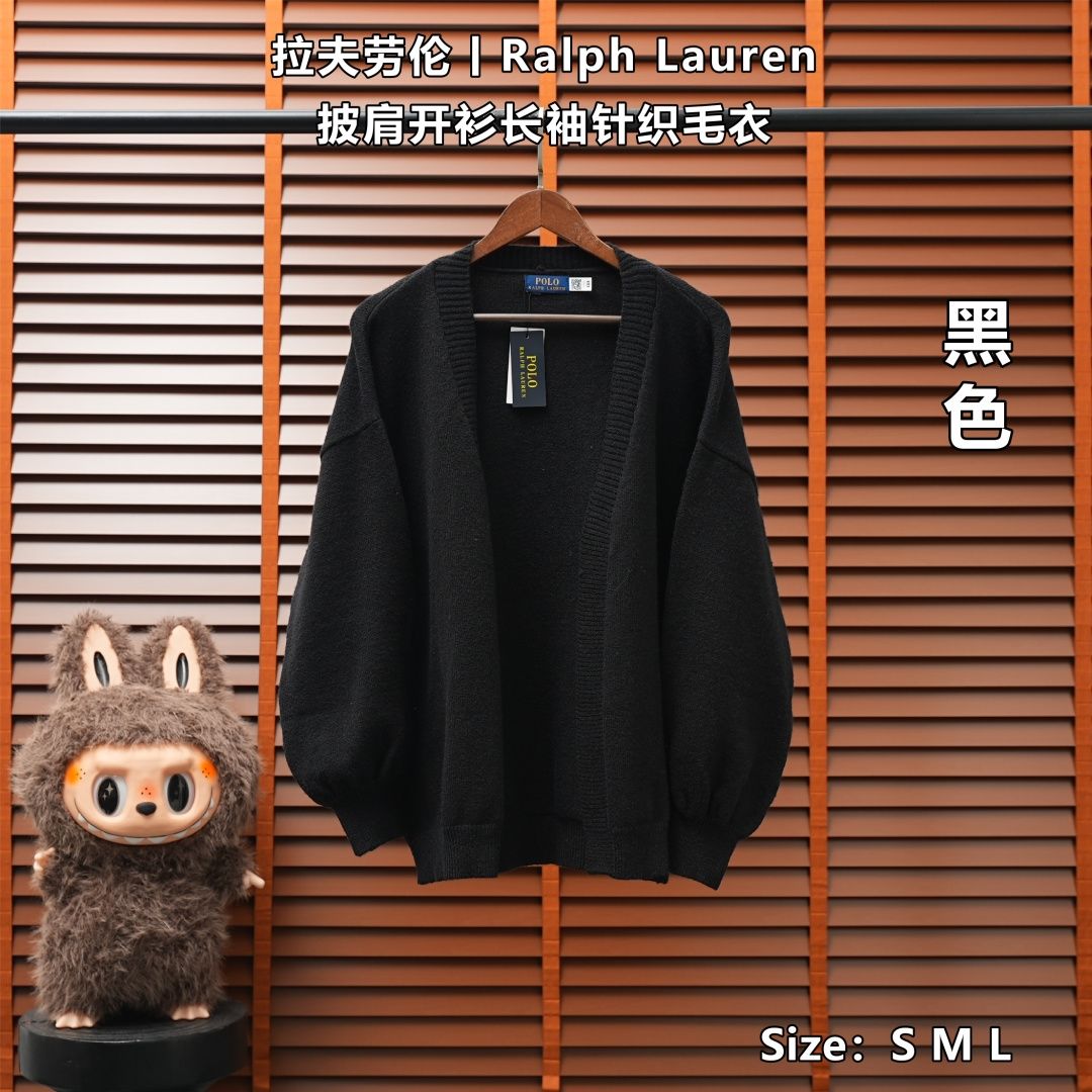 Ralph Lauren Cardigan — Black