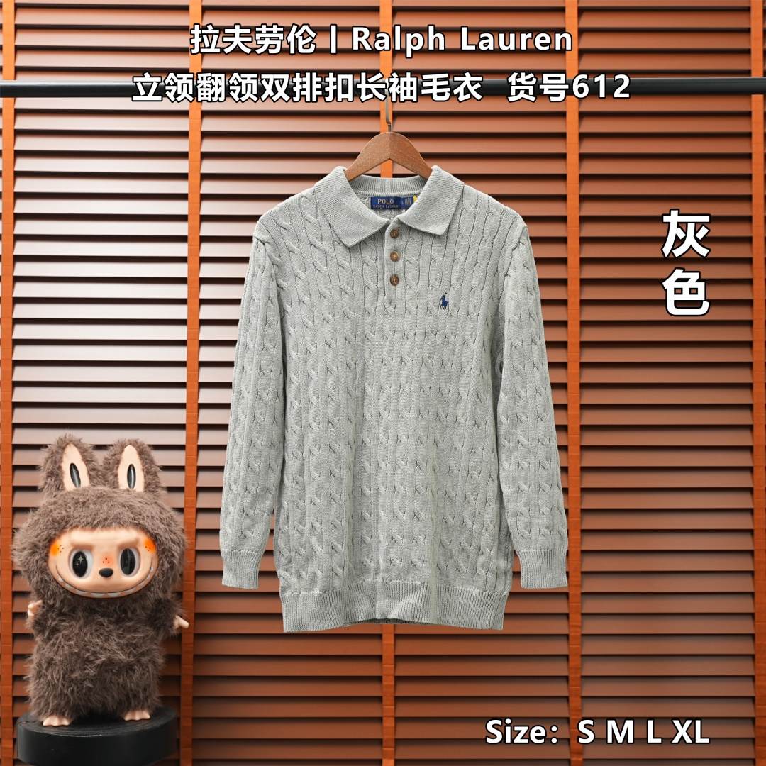 Ralph Lauren Knit Top 612 — Grey